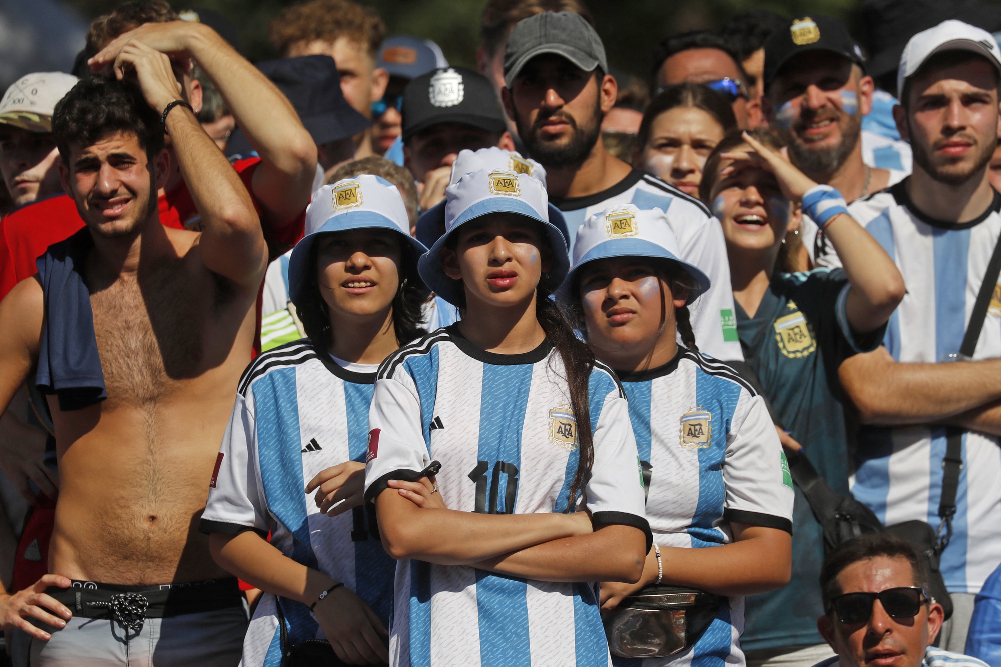 Nhiều người hâm mộ Argentina ở Qatar không có vé vào trận chung kết.